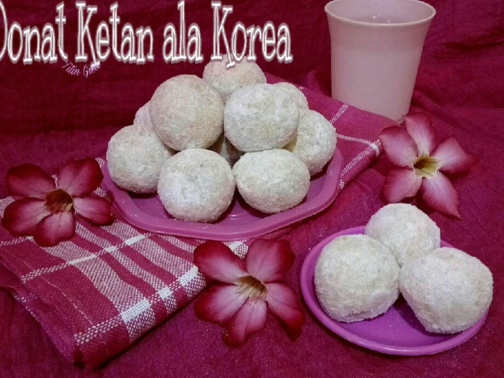 Cara Buat Donat Ketan ala Korea Praktis