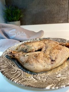 Una foto de Pollo al horno sabroso bajo en calorías 🍗