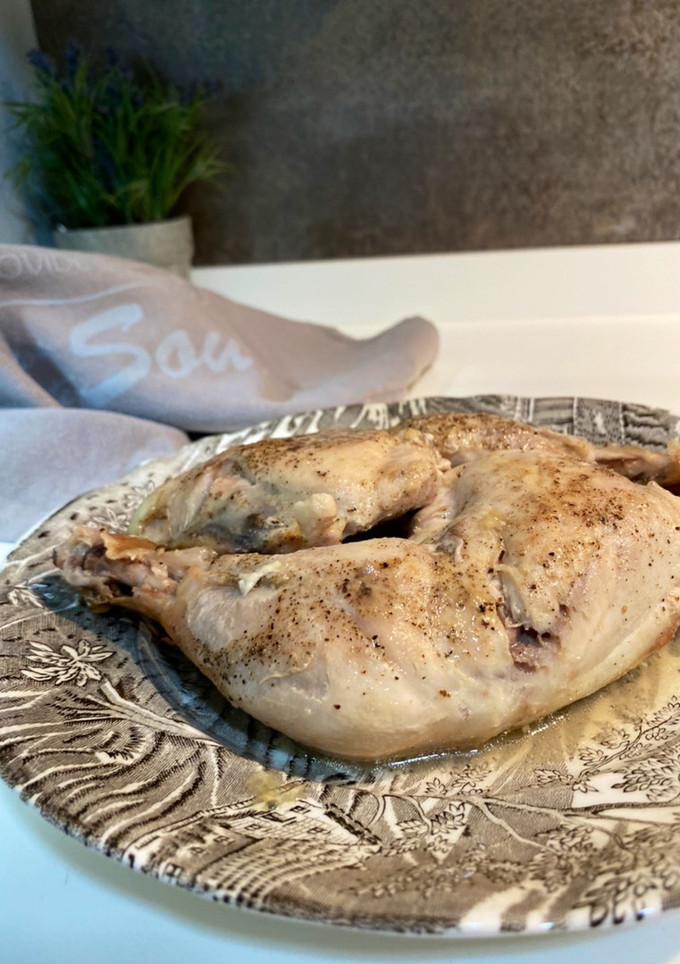 Una foto de Pollo al horno sabroso bajo en calorías 🍗