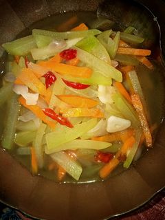 Foto resep Sayur labu Siam, wortel