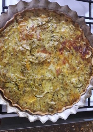 Una foto de Tarta de zucchini y calabaza
