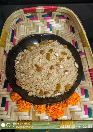 A picture of Rajasthani traditional churma.
