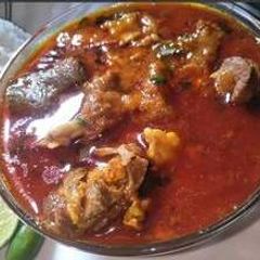 A picture of Mutton curry.