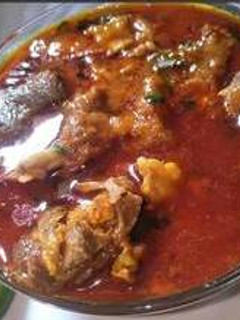 A picture of Mutton curry.