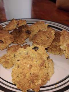 Una foto de Galletas de harina integral y avena