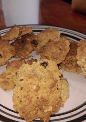 Una foto de Galletas de harina integral y avena