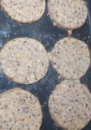 Una foto de Hamburguesas de lentejas