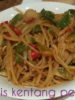 Foto resep Tumis kentang pedas