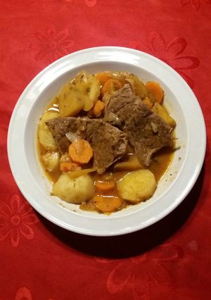 Una foto de Bifes a la Criolla