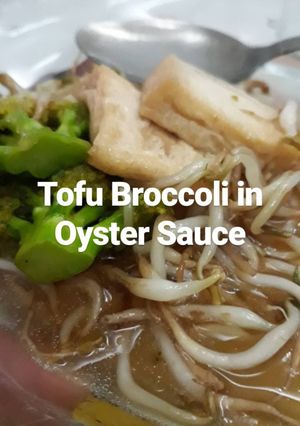 Foto resep Broccoli Tofu saus Tiram