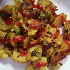 A picture of Baked potatoes.