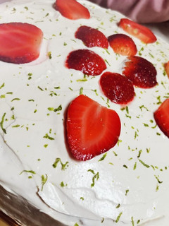 صورة لوصفة كيكة الفراولة 🍓