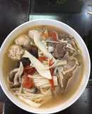 Bún mọc nấu chua