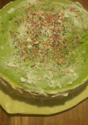 Una foto de Torta arcoiris