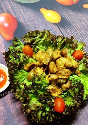 Hình của món Bao Tử Cá Ba Sa Chiên Giòn.