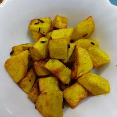 A picture of Jeera Aloo.