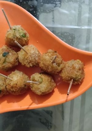 A picture of Veg Lollipop Cutlets.