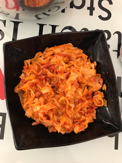 Una foto de Tagliatelle a la diablesa