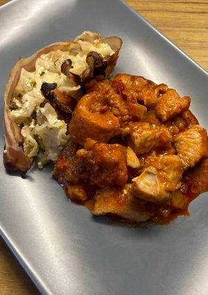 Harcsapaprikás túróscsuszával recept fotója