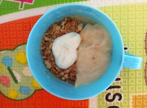 Foto resep Fruity Marie with Yoghurt (Snack Forti MPASI 7m)