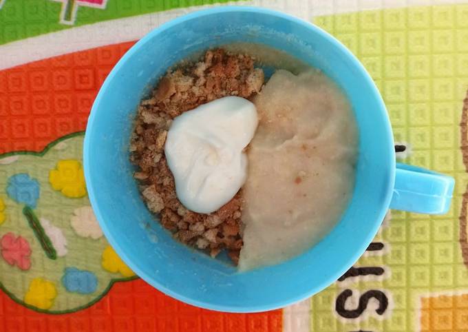 Fruity Marie with Yoghurt (Snack Forti MPASI 7m)