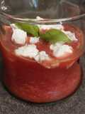 Gaspacho de pastèque 🍉 au chèvre 🐐 frais