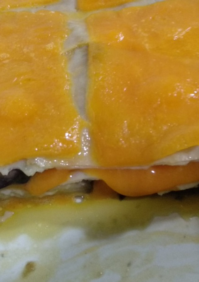 Una foto de Pastel de berenjena