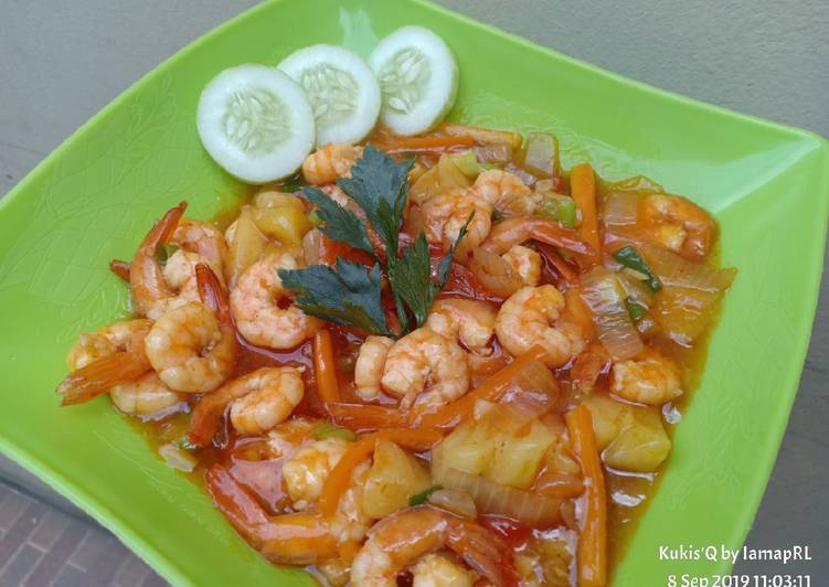 Resep Udang Asam Manis yang nikmat