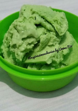 Foto resep Ice Cream Alpukat (Cemilan Anak)