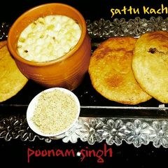 A picture of Sattu ki kachori.