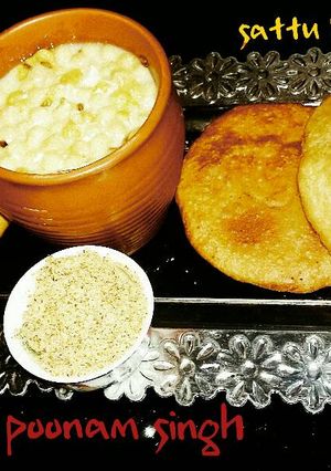 A picture of Sattu ki kachori.