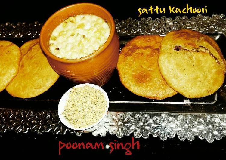 Recipe: at dinner Sattu ki kachori