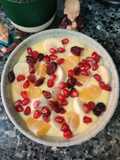 MIXED FRUIT CUSTARD with APPLE PUREE..
