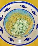 Salsa de Pollo y Espinacas en crema🍝