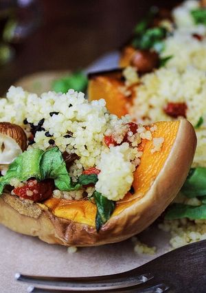 Une photo de Butternut farcie