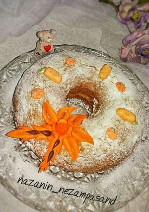عکسی از دستور کیک هویج_گردو