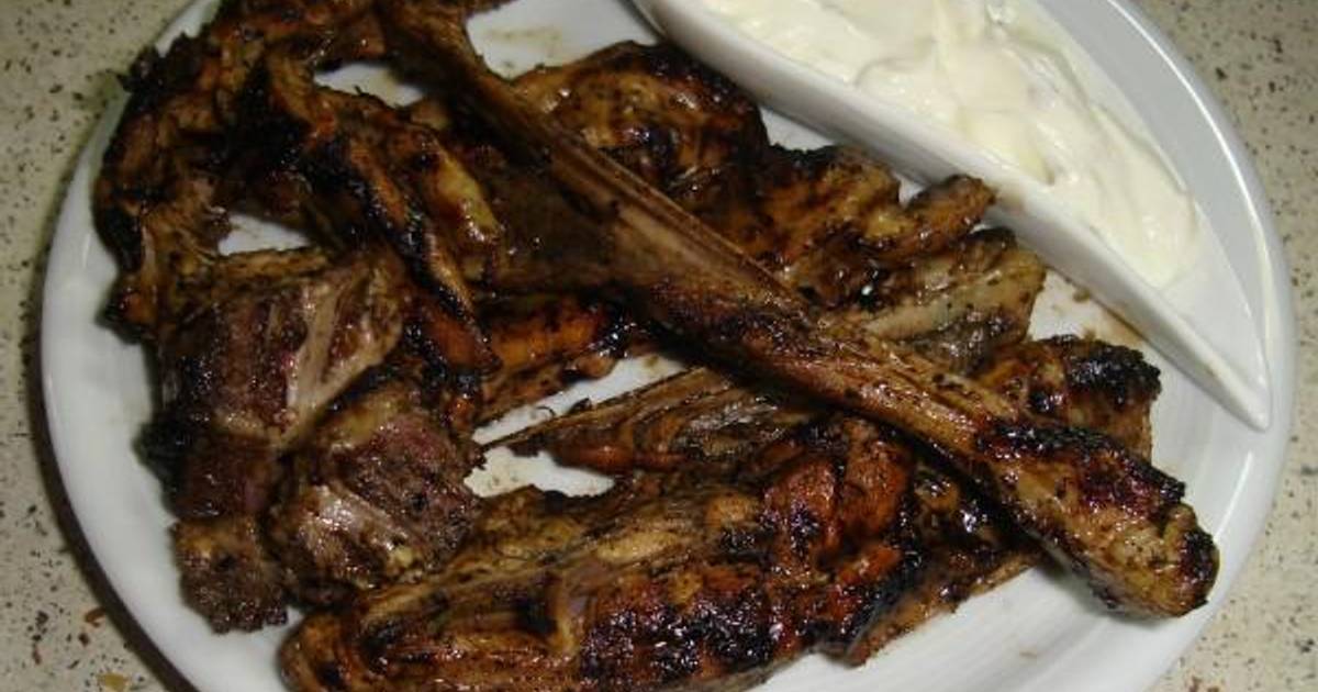 Lamb chops in lemon with a yogurt sauce Recipe by Cookpad Greece Cookpad