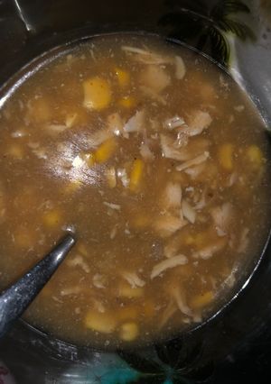 A picture of Corn soup.