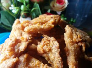 Foto resep Telur krispi hot & spicy "tepung bumbu serbaguna Sasa"