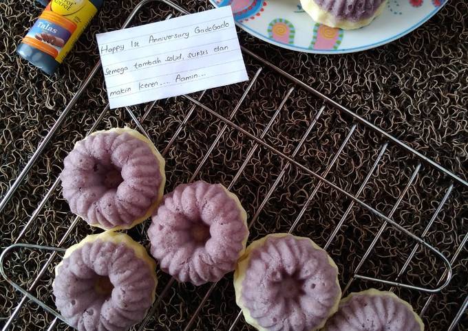 Bagaimana cara buat Putu Ayu Taro Praktis yang sedap