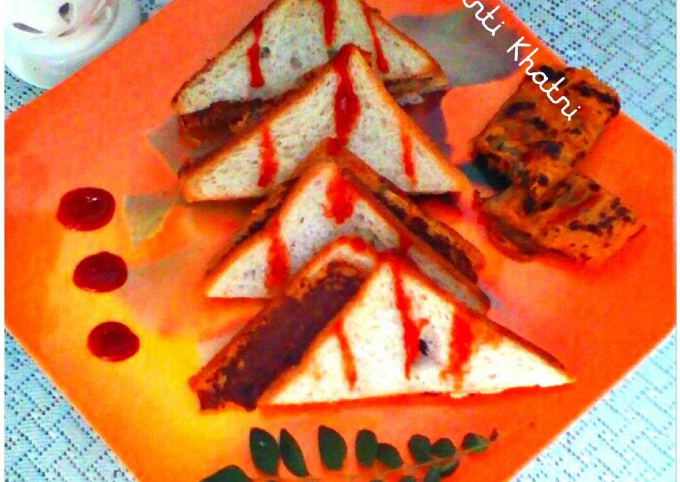 Tomato Omelette Sandwich