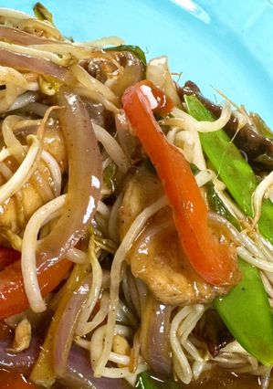 Una foto de Frejolito saltado oriental al estilo peruano ! 🇵🇪