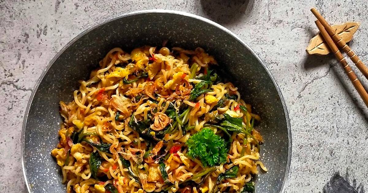 Resep Mie Kangkung Belacan Oleh Irani Nara Cookpad