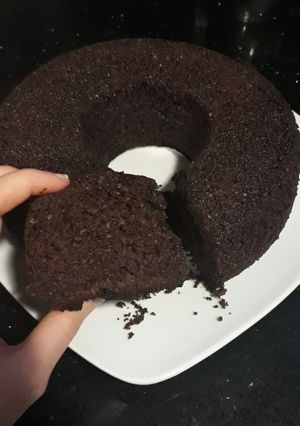 Una foto de Bizcocho de cacao y limón