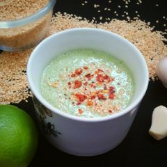 A picture of Til ki chutney.