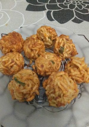Foto resep Bola bola mie kornet