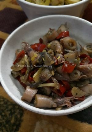 Foto resep Tumis cumi asin "ngeunah"