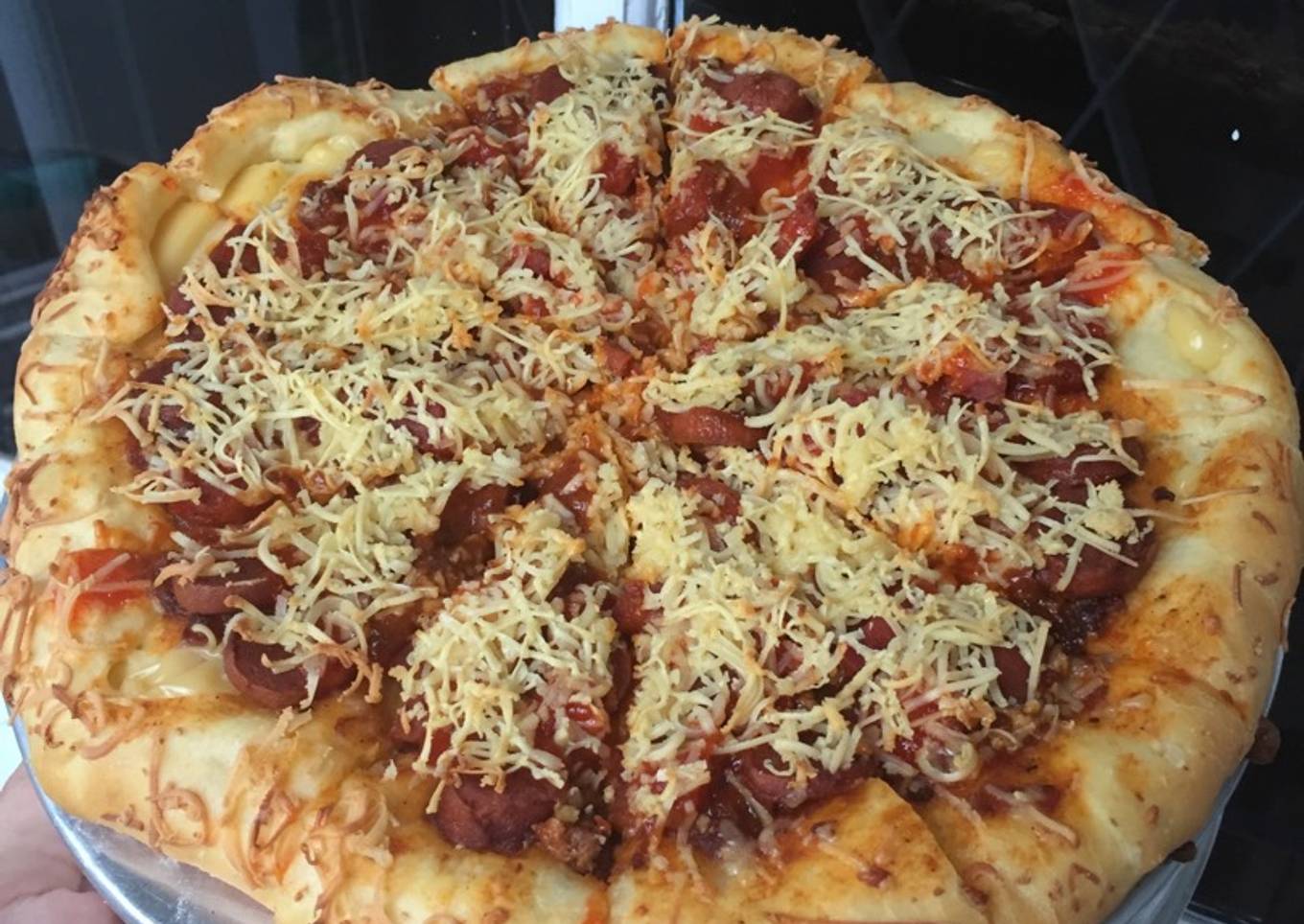 Meat lover pizza with  killersoftbread receipt