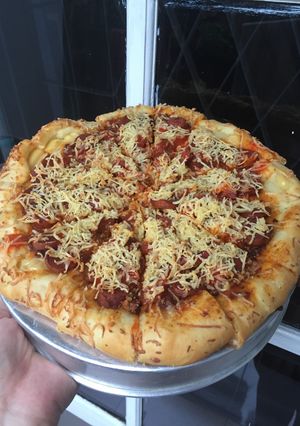 Foto resep Meat lover pizza with killersoftbread receipt