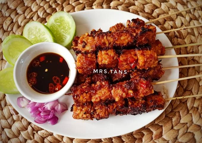 5 Resep Sate Tempe yang Gurih dan Benar-benar Lezat Resep Sate Tempe Pedas Manis oleh Mrs.Tans - Cookpad